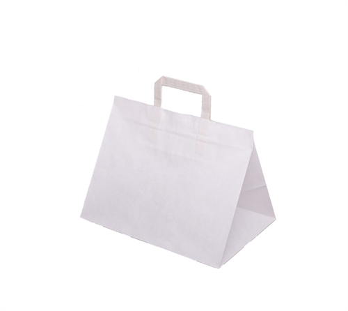 Hvid papirspose 80 gr.